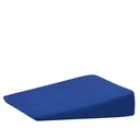 Car seat cushion wedge with cover, blue