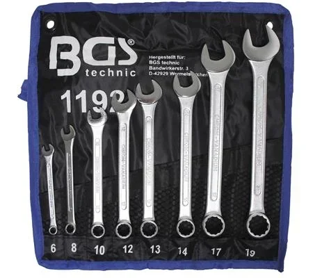 "8-piece combination wrench set image"