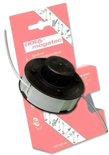 "3 x replacement line spools for grass trimmers, length 2 x 4 m, thickness 1.4 mm image"