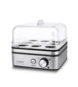 Egg cooker, for 8 eggs, stainless steel, 400 watts