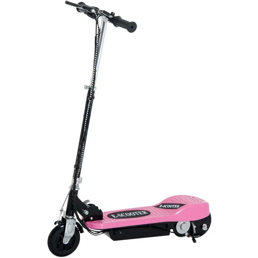"E-Scooter Children's Scooter City Scooter 120W Foldable Pink image"