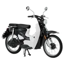 E-scooter / retro moped "Turin" 45 km/h black/white