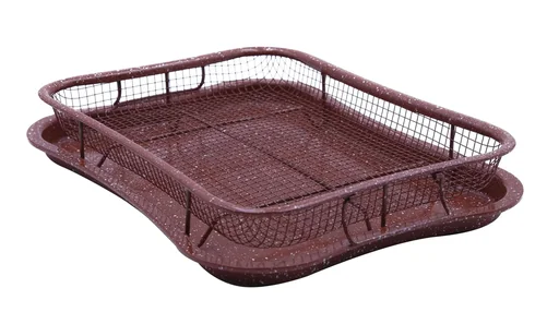 "Backofen-Grillkorb "Super Crisper", 3-fach antihaftbeschichte image"