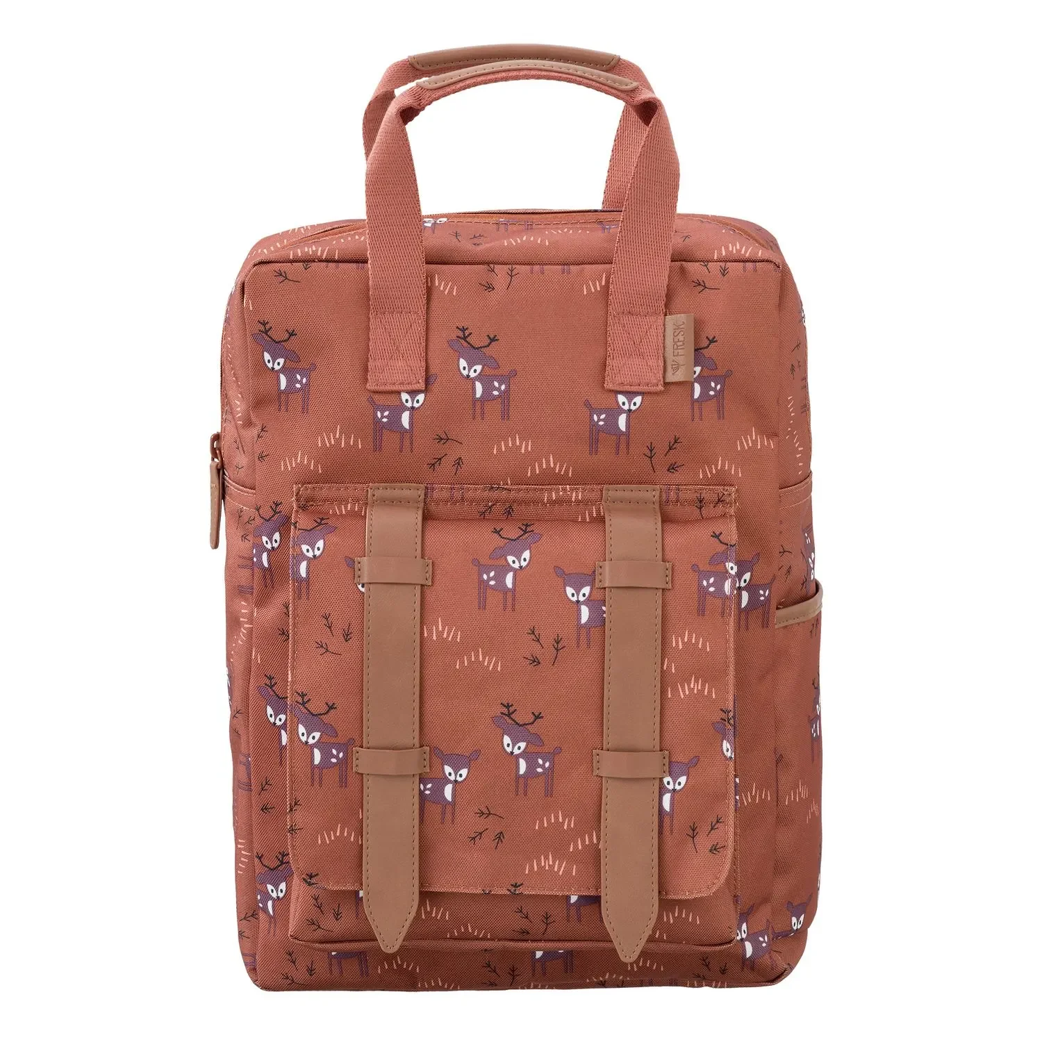 "Fresk backpack, large, 38x28x10 cm, colour: stag amber brown image"
