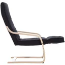 Relaxing chair, armchair, cushion, black