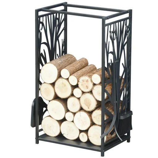 "Firewood standard with firewood accessories increased steel image"