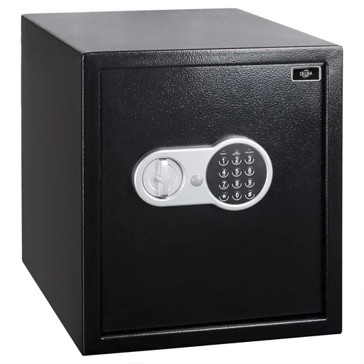 "Electric document safe 35 x 40 x 40cm black image"
