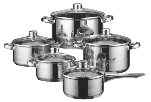 "Skyline 10-piece stainless steel cookware set image"
