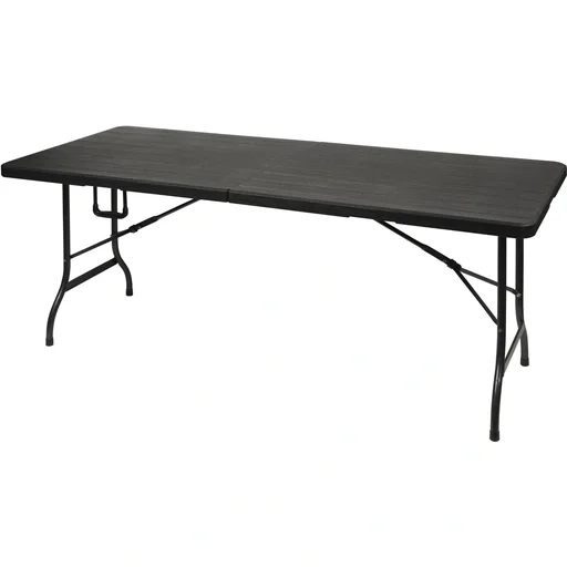"Folding table - in wood look - 180 x 75 x 74 cm image"