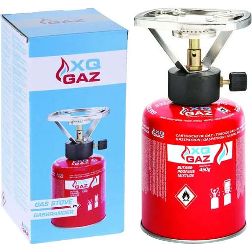 "XQGaz 1 Pits Camping Gas Stove - With Refill 450 Grams image"