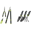6-piece garden with loppers, hedge trimmers, tree shears and small garden tools