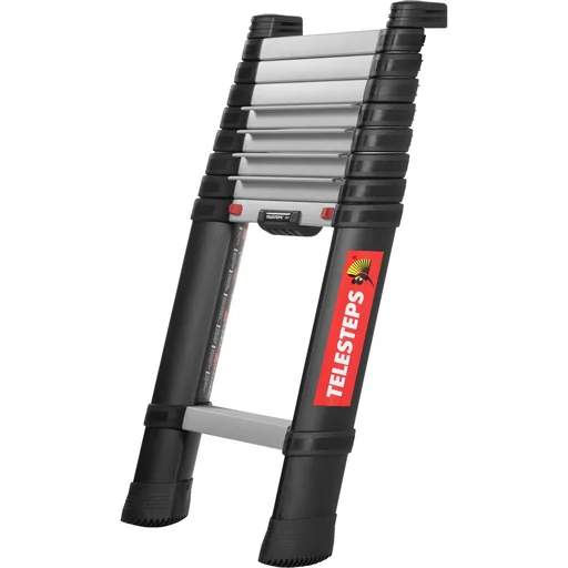 "Telescopic leaning ladder, PrimeLine, 3.0 meters image"