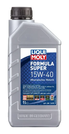 "Mineral engine oil Formula Super 15W-40, 1 liter image"