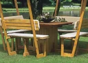 Seat and back cushions for Pav."Rosenheim", beige