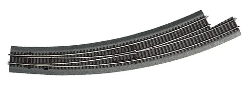 "Curved switch left BWl9/10 for manual operation, with bedding image"