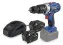 Cordless impact drill 18 V Li-Ion including 2 x 4 Ah batteries and charger