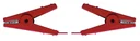 Fence connection cable with 2 crocodile clips