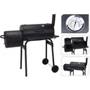 BBQ Grill - Smoker black with thermostat