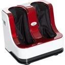 Foot massager foot reflexology massager with heat function and 3 different massage programs red