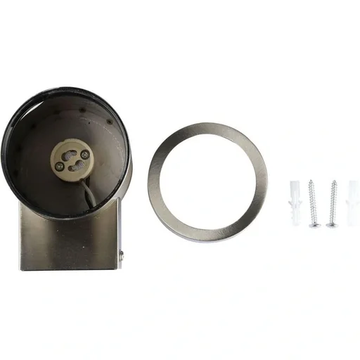 "VT-7641 Outdoor wall light - GU10 - Stainless steel - IP44 image"