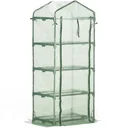 Plastic greenhouse greenhouse tomato greenhouse plants cold frame 4 trellis floors dark green 69 x 50 x 160 cm