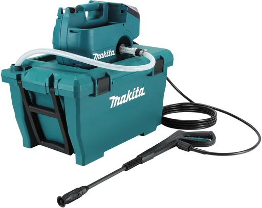 "Cordless high-pressure cleaner 2x18V (without battery, without charger) including water and transport box image"