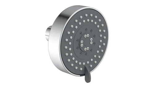 "Head shower "Leon", chrome image"