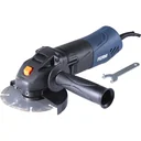 AGM1086 Angle grinder 500W - 115mm - Electronic restart protection - Soft grip - With side handle and screws