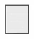 Insect screen roller blind for windows, 160 x 160 cm in anthracite