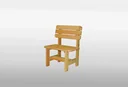 Wooden armchair Summer honey brown