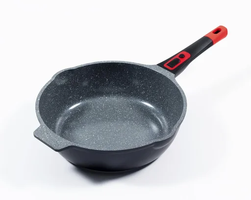 "Click-Grip frying pan, cast aluminum, removable handle, 28 cm image"