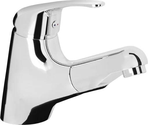 "STILO NEO single-lever basin mixer with shower, chrome image"