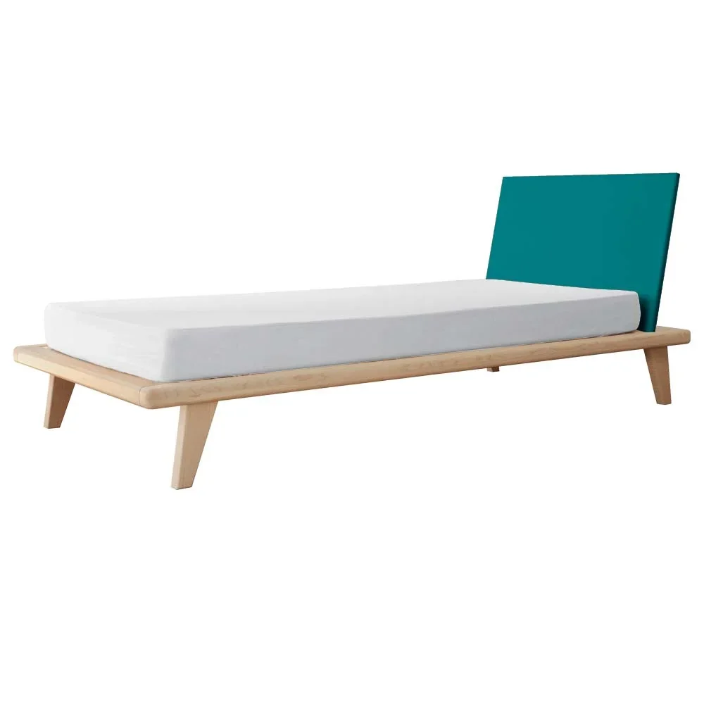 "Laurette Cot Zen 100 x 200, Color of the surfaces: Bleue Canard image"