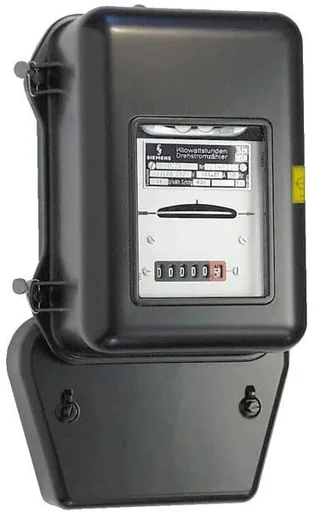 "Single-phase energy meter 10/40A 230V Class 2/circuit 1000 calibrated reg. image"