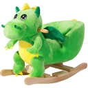 Rocking chair for children Dino with safety belt