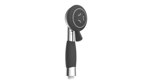 "VITAL hand shower for seniors, water stop function, chrome image"