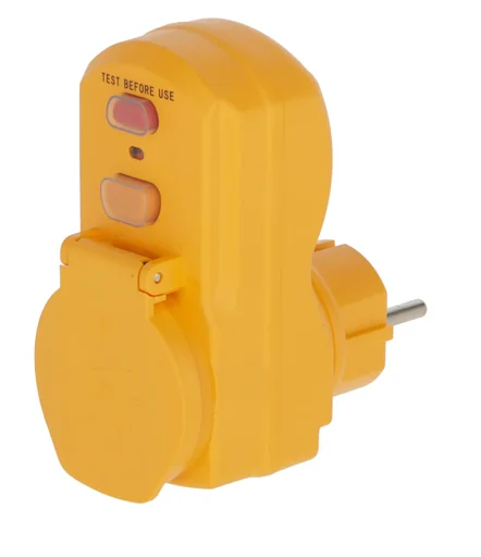 "Personal protection switch for gutter heating cables image"