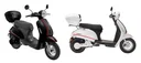 E-scooter Luxxon E3000, 45 km/h (moped class), white