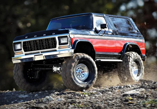 "TRX-4 1979 Ford Bronco red (312mm wheelbase short) 2.4GHz (Link-capable) without battery, without charger image"