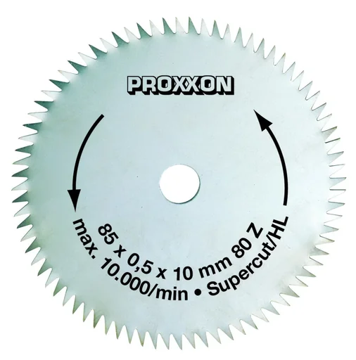 "Super-Cut circular saw blade, Ø 85 x 0.5 x 10 mm, 80 teeth image"