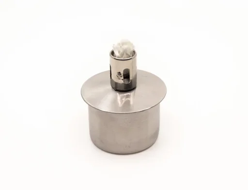 "Oil lamp insert with wick image"