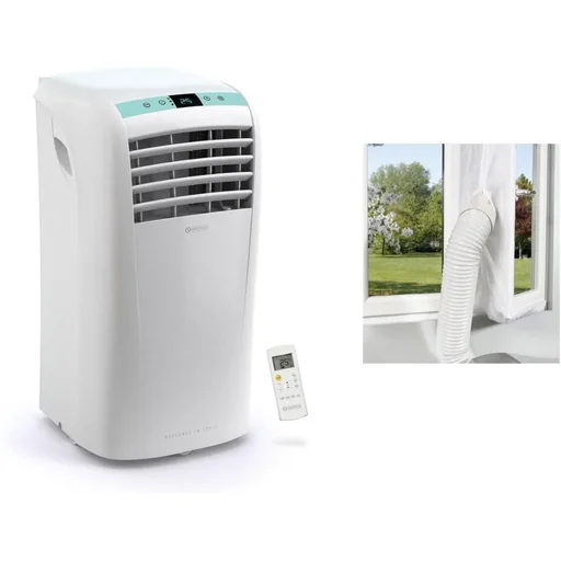 "Portable air conditioner with air hose and window seal kit - Splendid Dolceclima 10P - 1000W - Max. 30m² image"