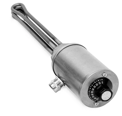 "Screw-in Immersion Heater G1 1/2, V2A / V4A, Controller 0-95°C, 9.0kW Immersion Depth 650mm image"