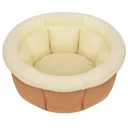 Dog basket size L beige