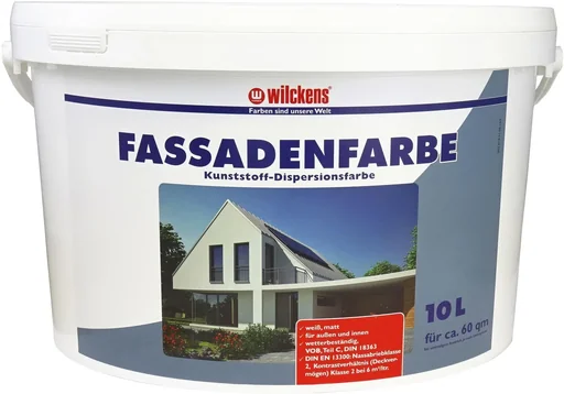 "Facade paint white, 10 liters image"