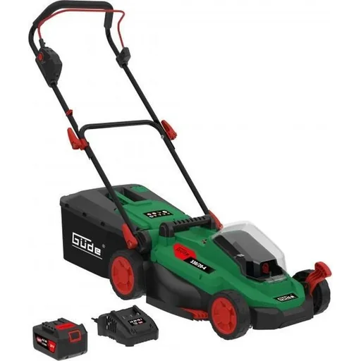 "Cordless lawn mower 330/20-4Ah - Incl. battery and charger - 30 L collection box image"