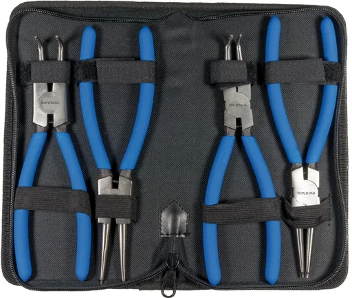 "Circlip pliers set, 225 mm, 4 pieces image"