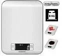 "Digital kitchen scale silver stainless steel image"