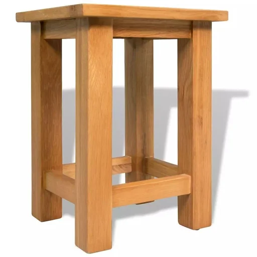 "Side table 27x24x37 cm solid oak image"