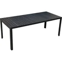 Garden table with aluminum frame